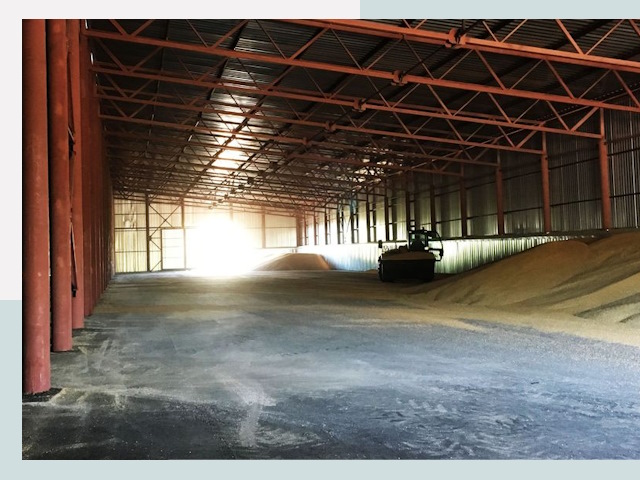 Строительство зернохранилищ в Серове