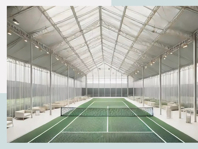 Строительство теннисных кортов в Серове