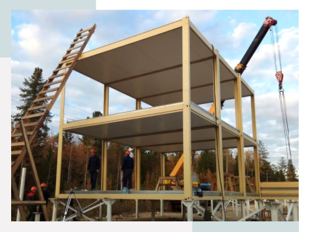 Строительство модульных здания Серов