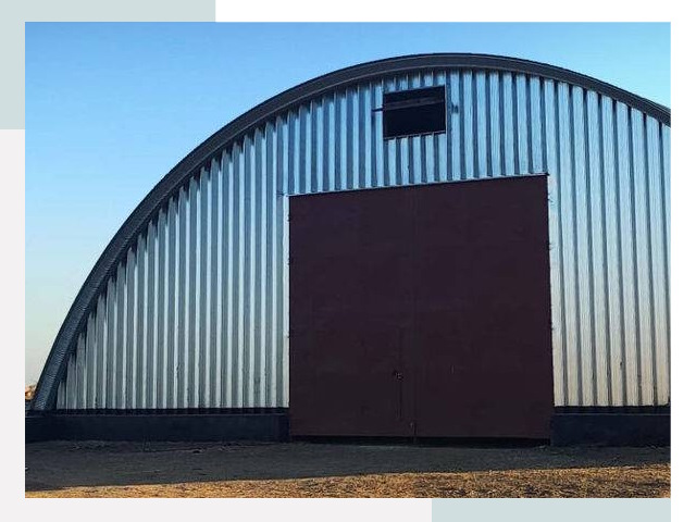 Бескаркасные ангары в Серове
