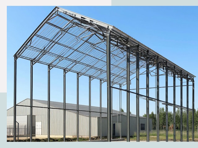 Прямо стенные ангары от СтальСтрой-Срв по цене 612 руб.