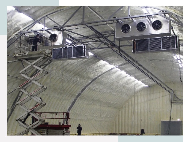 Оснащение ангаров в Серове