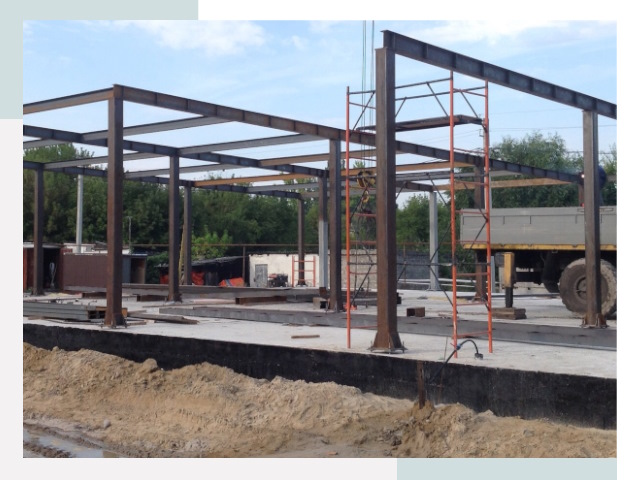 Фундамент для ангаров в Серове