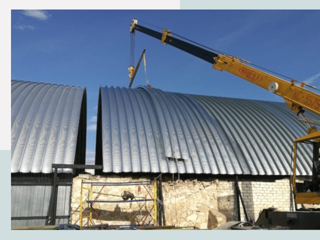 Реконструкция ангаров в Серове от 612 руб.