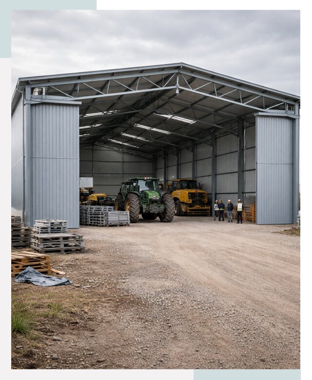 Ангары для сельхозтехники в Серове от 20404 р. | СтальСтрой-Срв