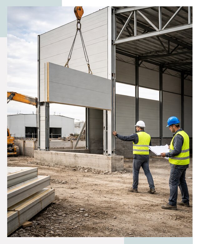 Склад из сэндвич панелей под ключ в Серове от 9692 р. | СтальСтрой-Срв