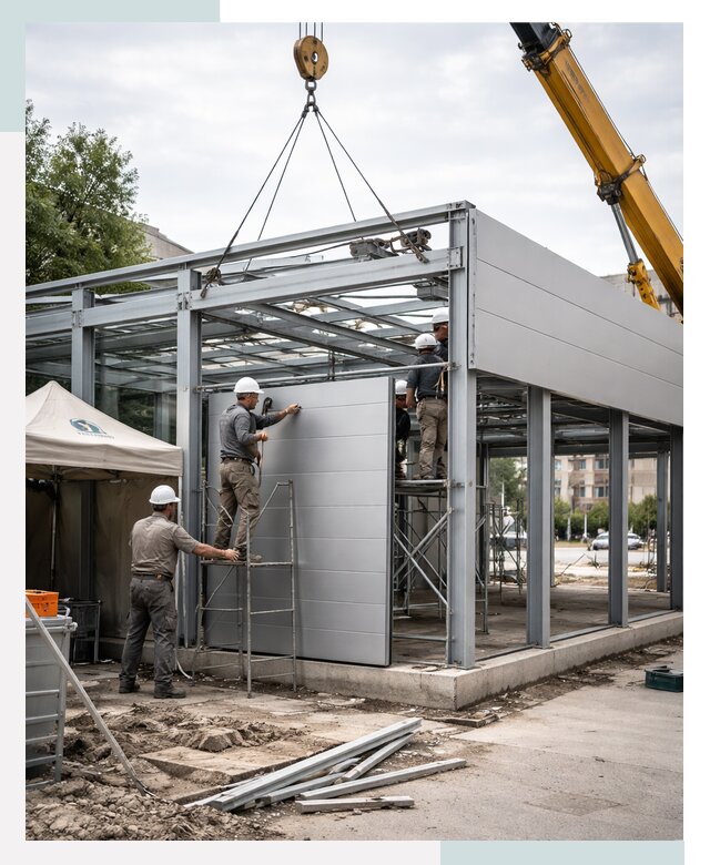 СтальСтрой-Срв: торговый павильон под ключ в Серове от 35707 р.