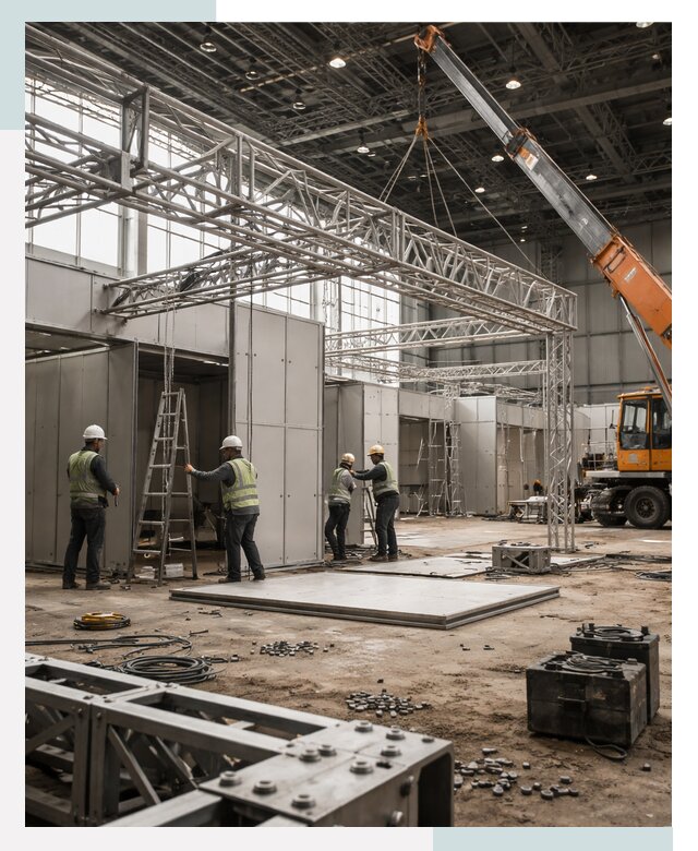 Строительство выставочных павильонов в Серове от 35707 р.| СтальСтрой-Срв