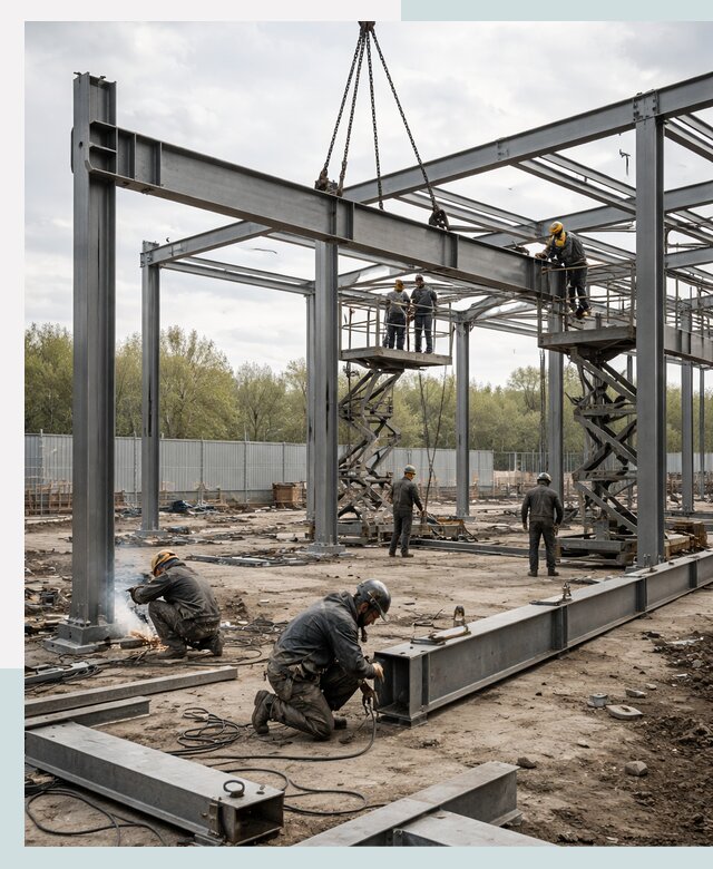 Строительство выставочных павильонов из металлоконструкций в Серове