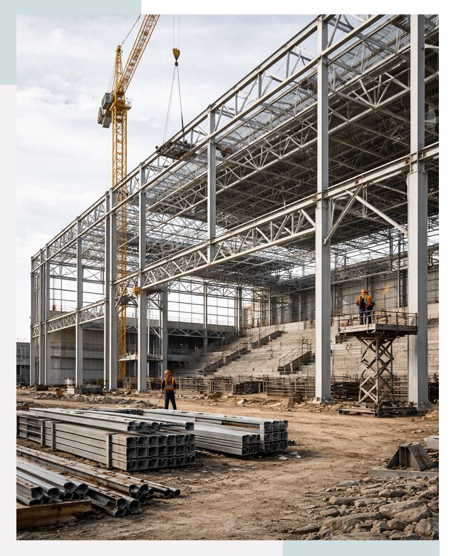 Строительство спортивных комплексов в Серове от 30606 р. | СтальСтрой-Срв